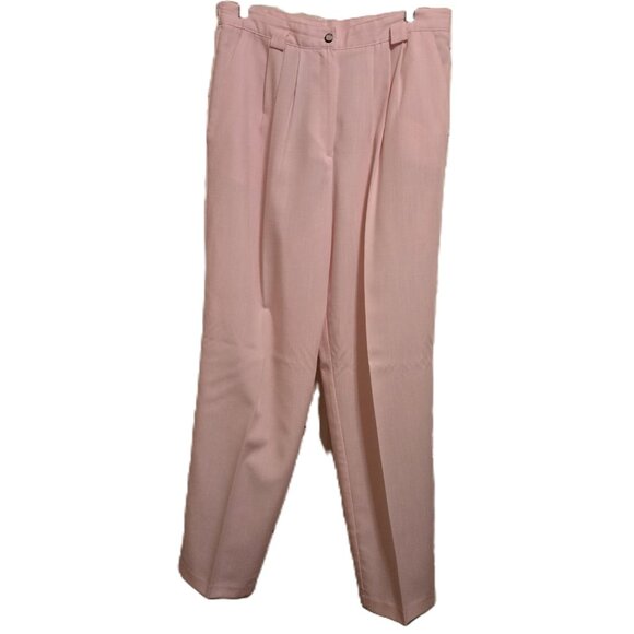 Sag Harbor Vintage 2 Pc Oversized Jacket 12 & Pants 16 Set Light Pink Women’s - Picture 5 of 7